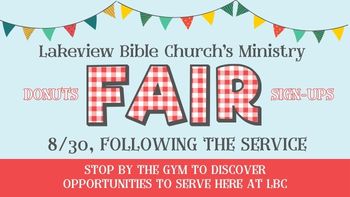 LBC's Ministry Fair